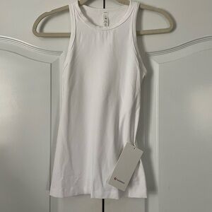 Lululemon Athletica Align Hip Length Racerback Classic White Top